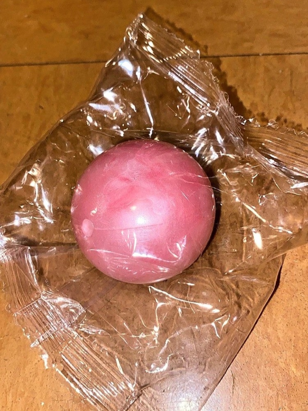 Pink Pearlescent Mini Squishy Ball